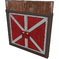 Red Barn Double Door