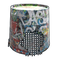 Graffiti Bucket Helmet