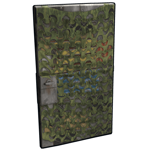 Camouflage Net Door